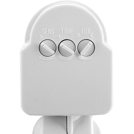 PIR-Infrarot-Bewegungsmelder-Schalter, intelligente LED-Lampe 110V-240V (Weiß)