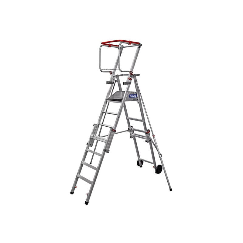 PIRL télescopique de 4 à 7 marches - Hauteur max. de travail 3.72m - 18.176