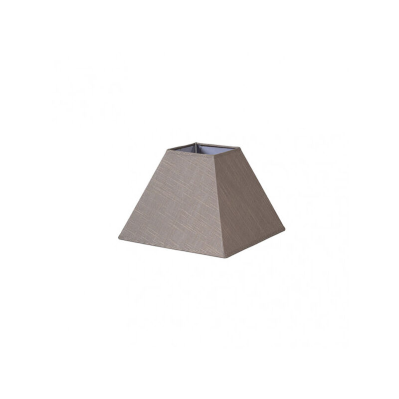 Tenorio abat-jour pyramide e27 lin gris 30dx13dx22h