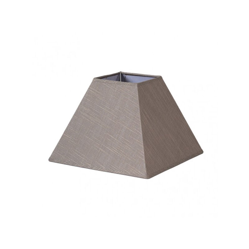 Tenorio abat-jour pyramide e27 lin gris 45dx20dx32h