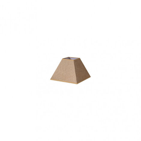 Piramide Divos Abat-jour E27 Marron 15dx8dx11h Saco-jute