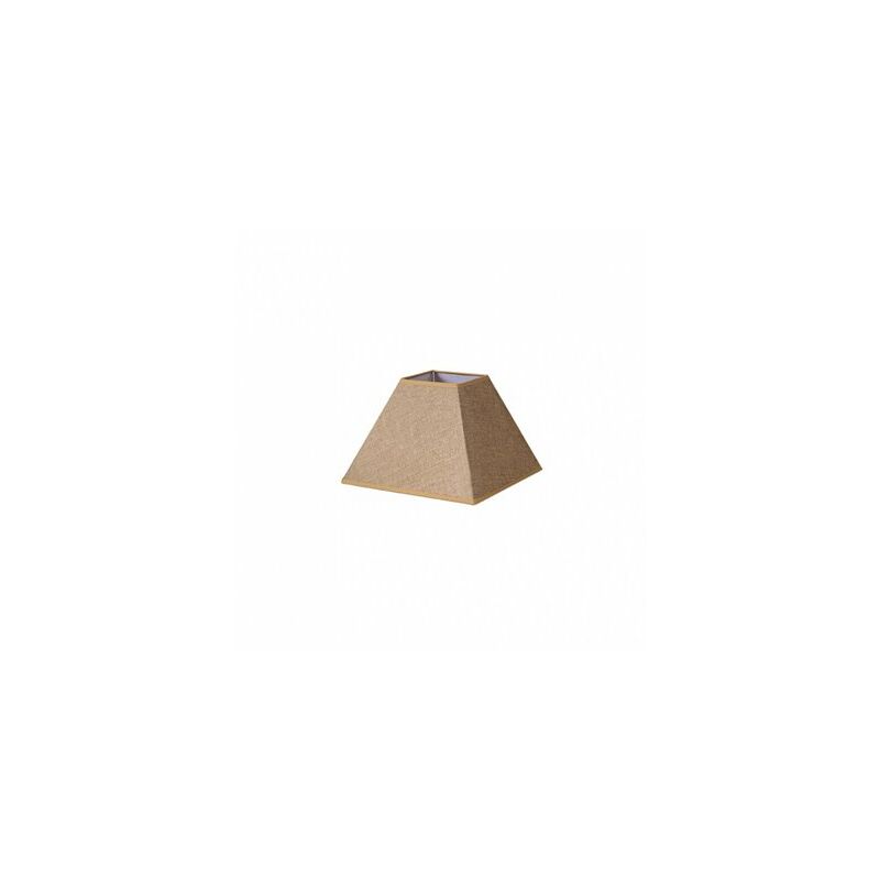 Image of Piramide Divos Paralume E27 Marrone 25dx11dx18h Saco-juta
