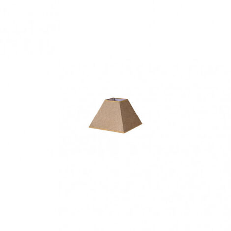 Piramide Divos Plier Lampenschirm Braun 12dx7dx10h Saco-Jute