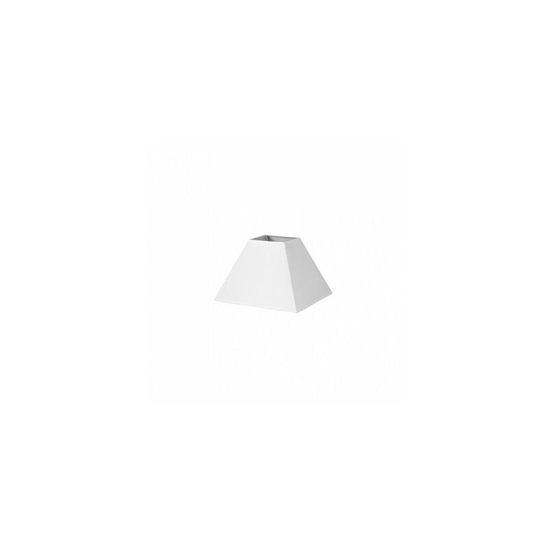 Image of Piramide Mezzo Paralume E27 Bianco 25dx11dx18h Tessuto Popeline