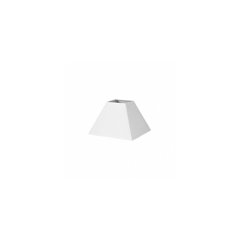 Image of Piramide Mezzo Paralume E27 Bianco 30dx13dx22h Tessuto Popeline