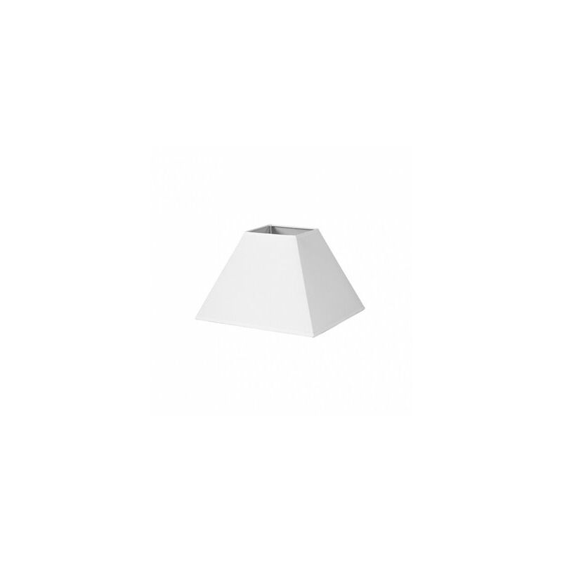 Image of Piramide Mezzo Paralume E27 Bianco 35dx15dx25h Tessuto Popeline