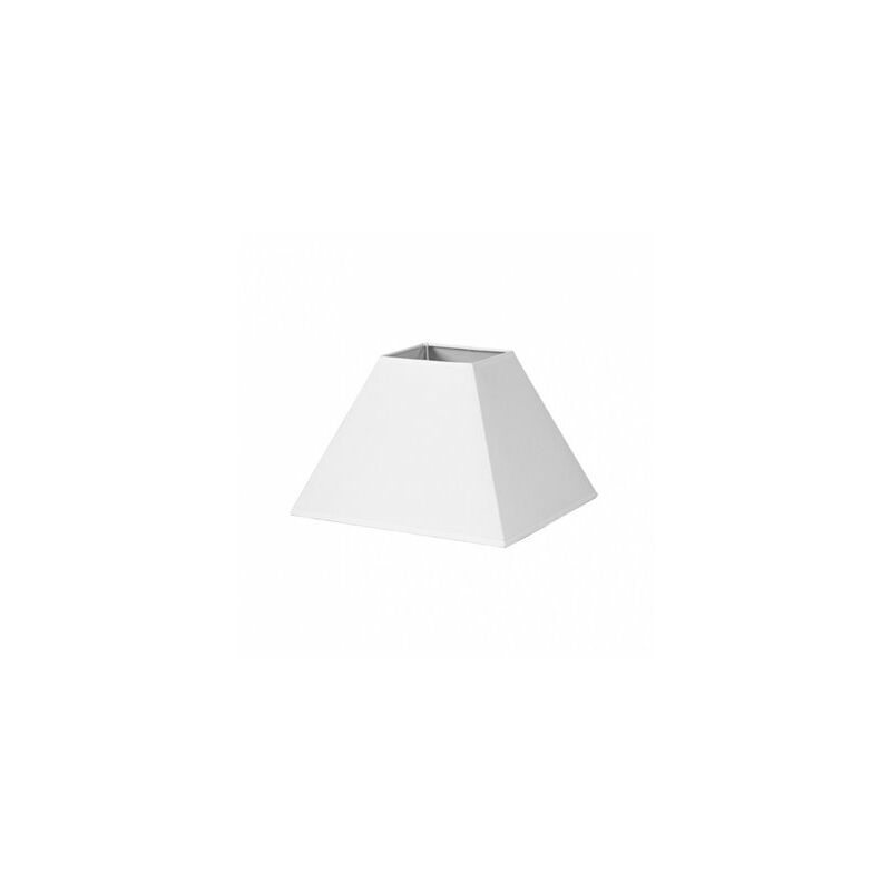 Image of Piramide Mezzo Paralume E27 Bianco 40dx18dx28h Tessuto Popeline