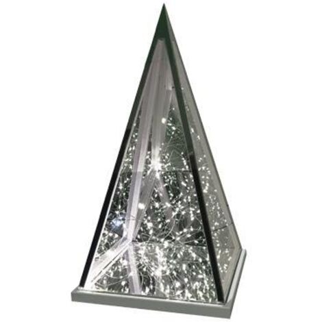 PIRAMIDI 3D 20CM LED X INT.BATT   -20002