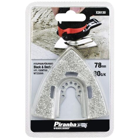 PIRANHA - RASPA IN METALLO DURO PER MALTA 73X75MM GRANA 30
