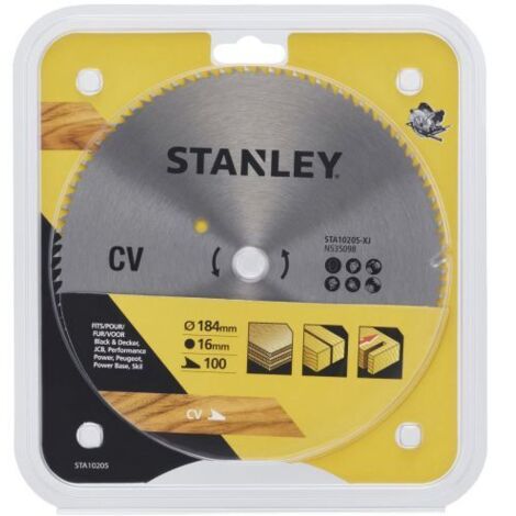PIRANHA/STANLEY STA10205 (X10205) LAMA CIRCOLARE CROM. MM.184