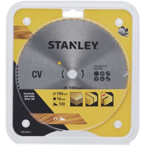 PIRANHA/STANLEY STA10215 (X10215) LAMA CIRCOLARE CROM. MM.190