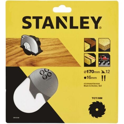 STANLEY BLACK+DECKER Lama per sega circolare, 170x16x12 mm