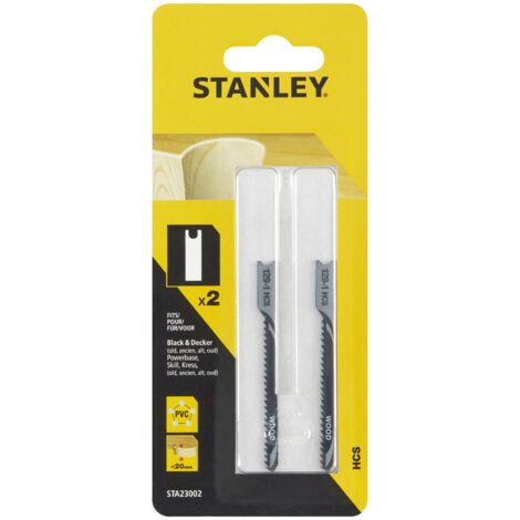 Piranha/Stanley Sta23002 (X23043) 2 Lame Legno Fres.T/Cur. Att. Ad U