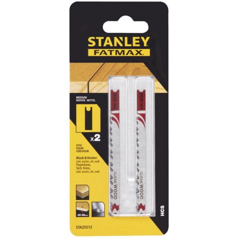 Piranha/Stanley Sta25512 (X25512) 2 Lame Legno Hi-Tech T/Medio Att.Ad U