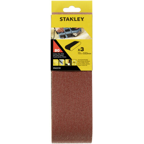 PIRANHA/STANLEY STA33191 (X33191) 3 NASTRI 75X533 GR.80