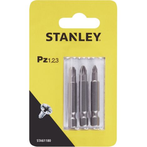 Piranha Stanley STA61180 - 3 inserti mm 48 - 1-2-3 - 1pz