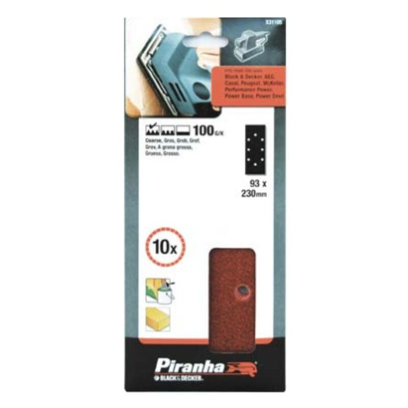 Black&decker - black&decker - piranha - 10 pezzi