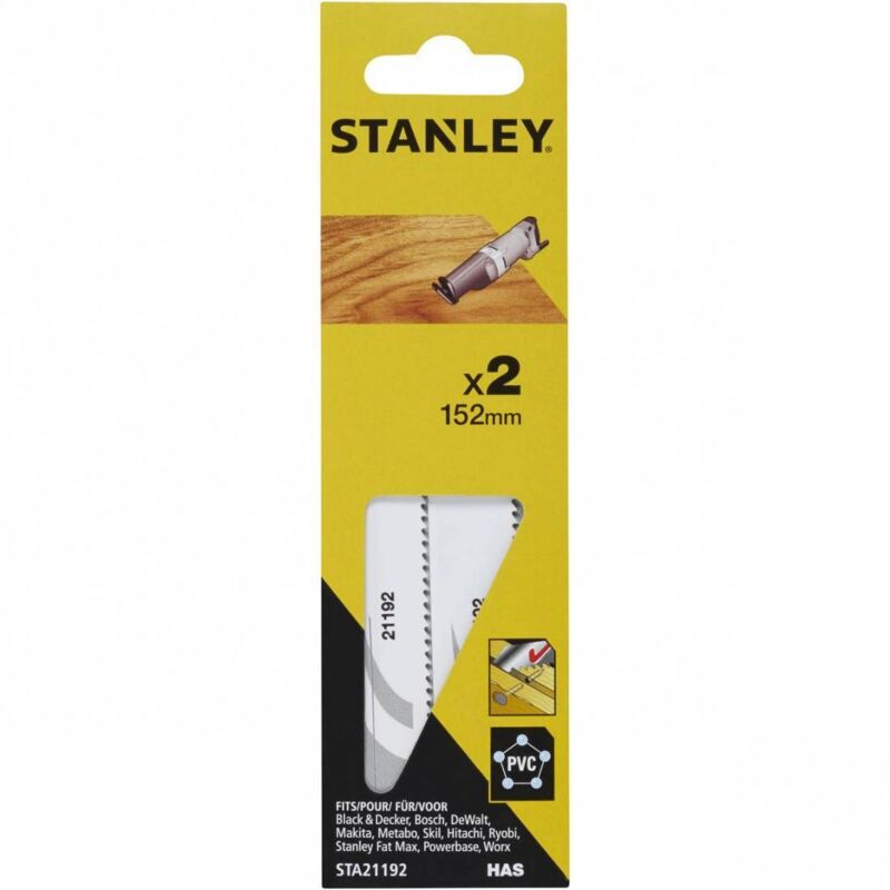 Piranha/stanley sta21192 2 lames x sega gatt.