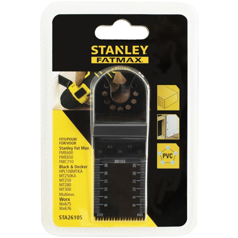Capaldo - Stanley STA26105-XJ Lama Precisione Utensile Multifunzione hcs 32x40 mm Legno