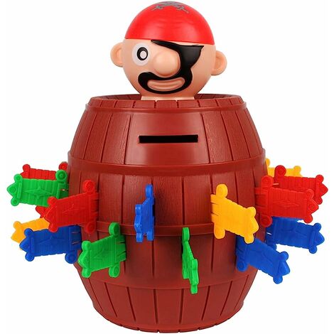 Pirate Barrel Oncle Jeu Barrel Sword Jeu Amusant Enfants Cadeau Jouets (Large)