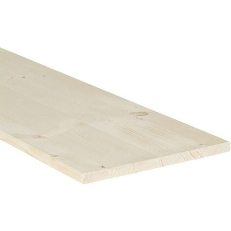 Pircher Pannello in Legno Lamellare di Abete Naturale 200x40 cm - Falegnameria