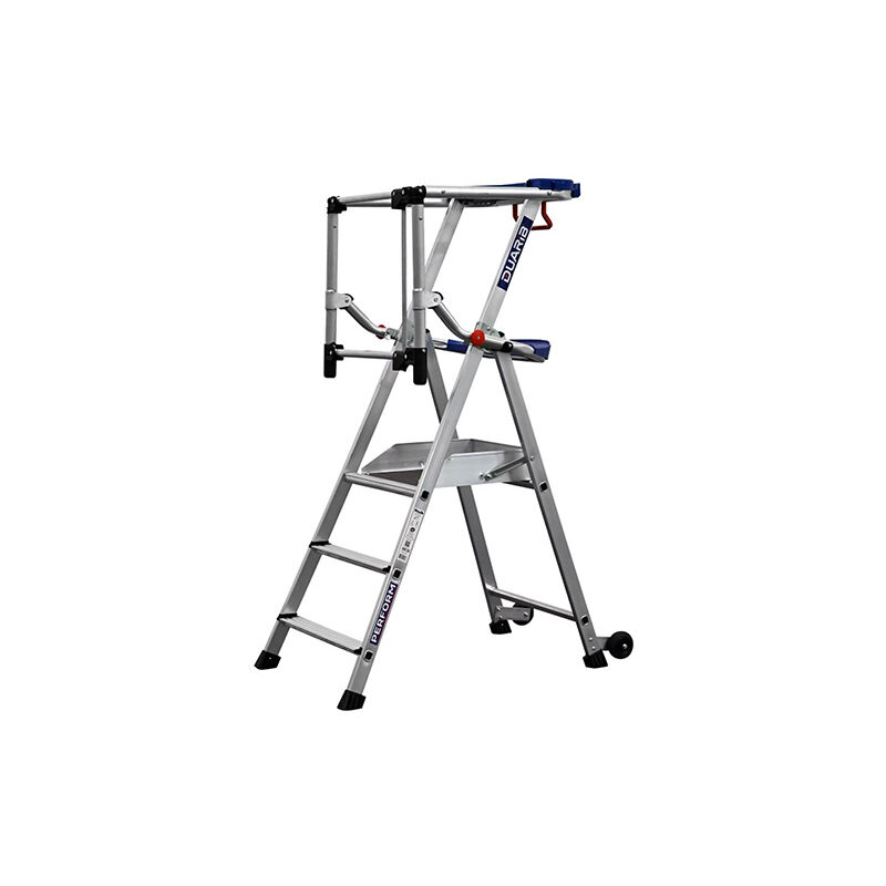 Matisère - pirl aluminium 3 marches - Hauteur max. de travail 2.70 - PIRLF3-P/ALU