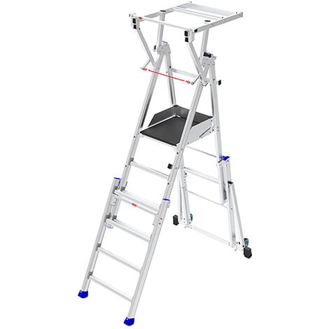 Marchetti CLASS04 scala scaletto sgabello in alluminio 4 gradini altezza 92  cm