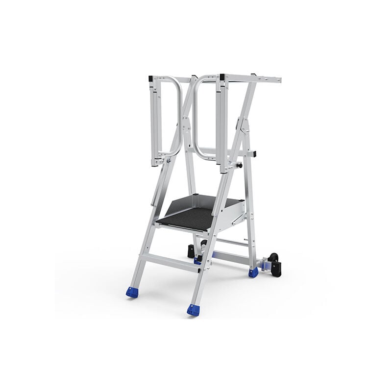 PIRL pliant 2 marches avec portillon saloon - Hauteur max. travail 2.50m - PIRL2RM-PS