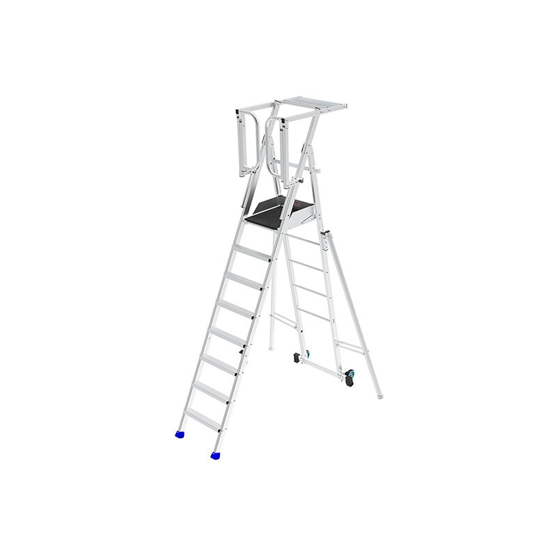 Matisère - pirl pliant 7 marches avec stabilisateurs - Hauteur max. de travail 3.75m - PIRL7SD-PS