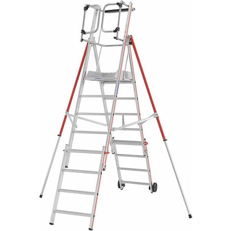 PIRL télescopique - 7 marches + Kit d'extension 3; 4 ou 5 marches (plusieurs tailles disponibles)