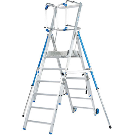 PIRL télescopique de 4 à 6 marche - Hauteur max. de travail 3.50m - PIRL0406