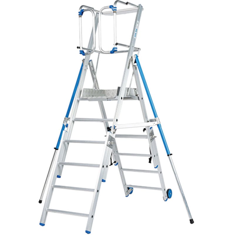 Matisère - pirl télescopique de 4 à 6 marche - Hauteur max. de travail 3.50m - PIRL0406