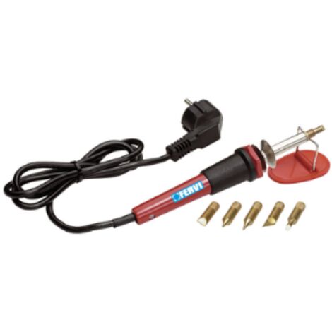 Pirografo electrico completo con 6 puntas Fervi 0793