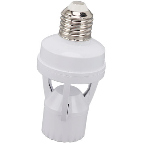 PIRotion E27-Fassung mit Bewegungsmelder, Schraub-Glühbirnenadapter, automatisches Ein-/Ausschalten, Lager- und Kellersteuerung, Glühbirne mit Bewegungsmelder, Adapter