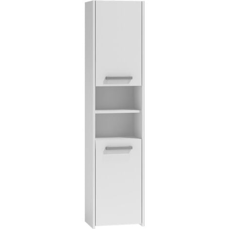 HUCOCO PISA Columna de baño 30x40x170 Muebles de baño Almacenamiento de baño Mueble de baño Columna de almacenamiento