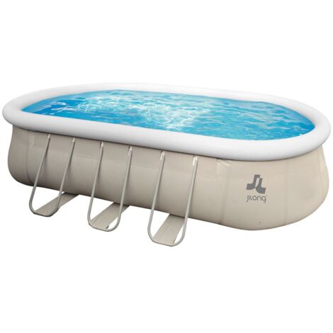Piscina autoportante ovale 610x360x122 cm in acciaio antiruggine