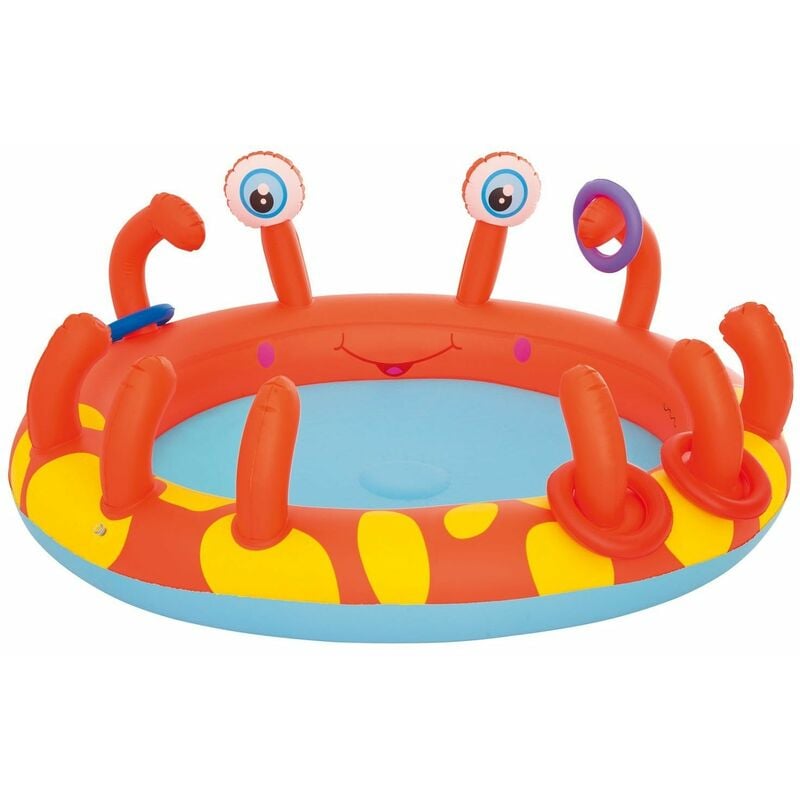 Piscina Baby Granchio con giochi d'acqua play center Bestway 53058