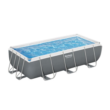 BESTWAY Piscina base struttura e liner rettangolare Power Steel da 404x201x100 cm