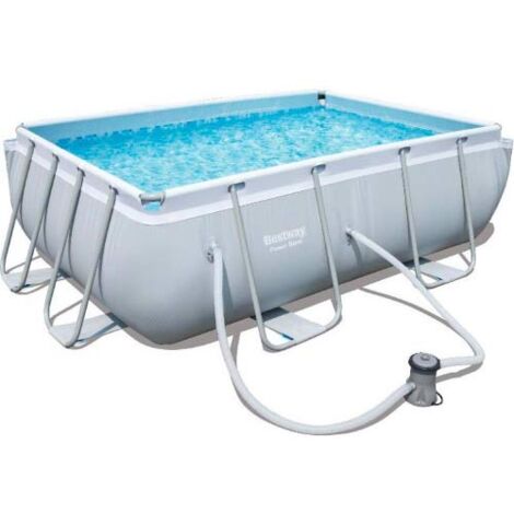 PIDEMA Piscina Bestway Power steel 282x196x84 cm di altezza,