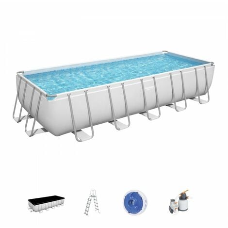 Piscina Bestway Power Steel Fuori Terra 640x274x132 cm