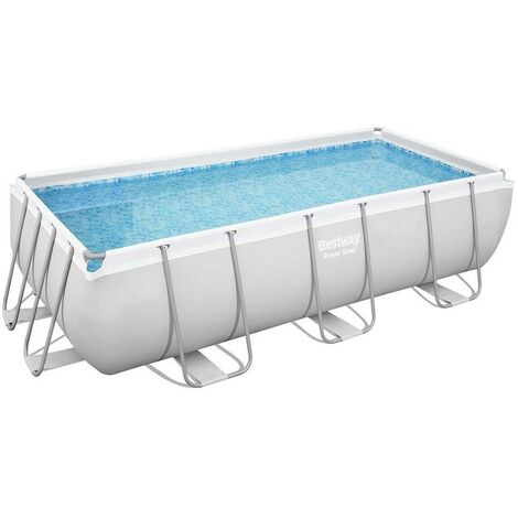 Piscina Steel Rettangolare Filtro 2D 404X201 h 100 Bestway BW56441