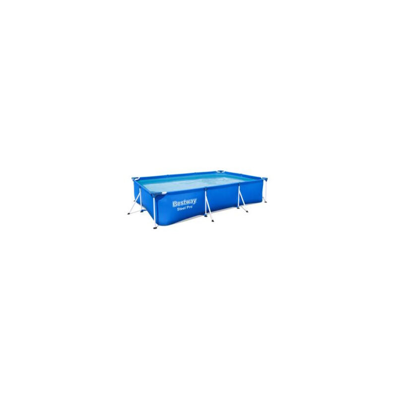 Piscine hors sol rectangle Steel Pro™ 300 x 201 x 66 cm bleu clair - Bestway