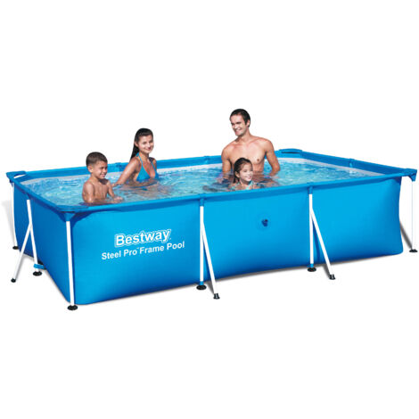 PISCINA C/TELAIO RETTANG 300X201X66H 56404- BESTWAY- 1,0 pz