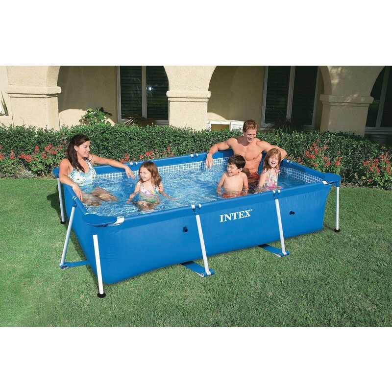 28271 Piscina Metal Frame Rettangolare 260x160x65 cm senza Pompa Filtro - Intex