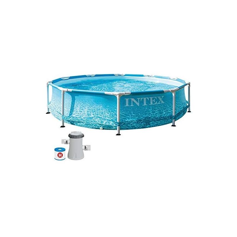 Piscina Frame Beachside 28208 305x76 cm con Pompa Filtrante - Intex