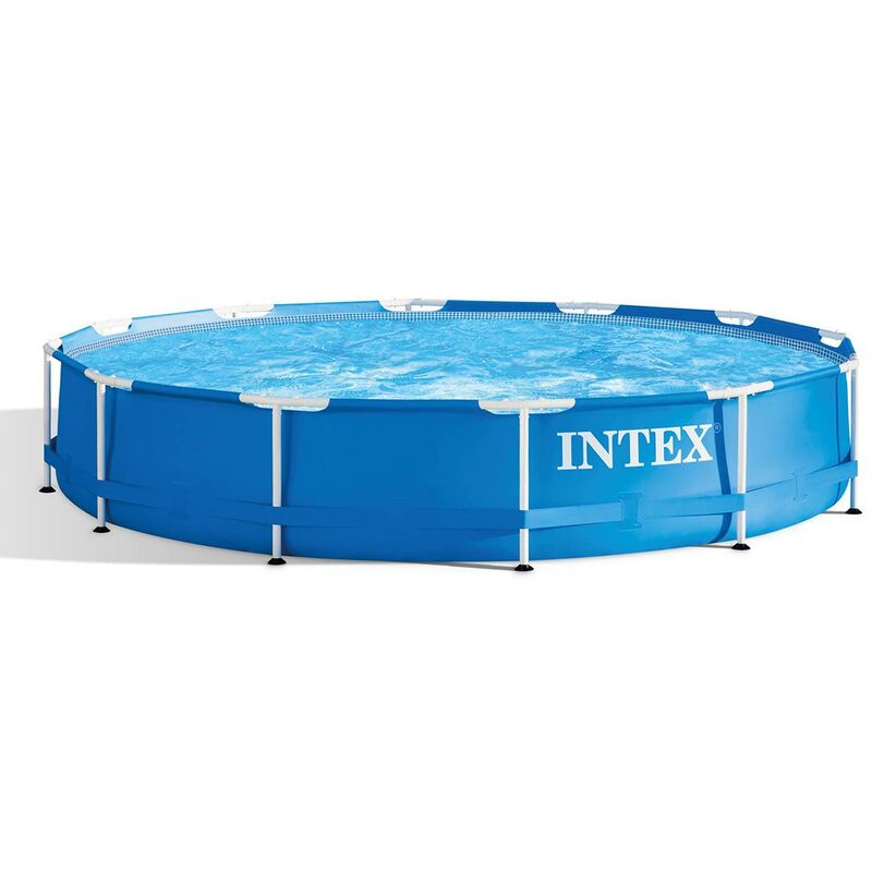 Kit piscina tubolare in metallo - Intex