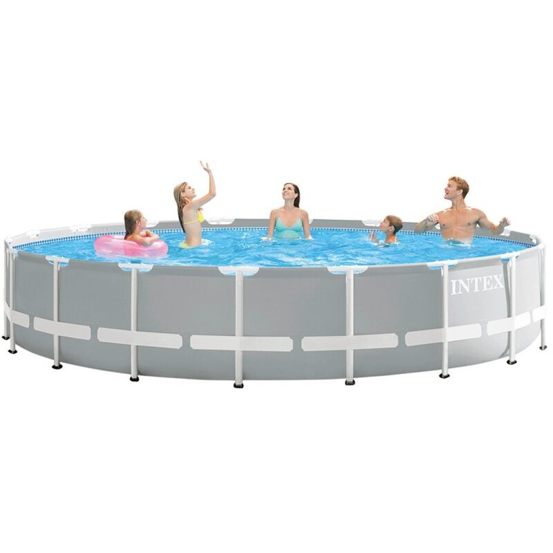 PISCINA CON TELAIO 'LINEA PRISM FRAME' cm 549 x 122 - capacità 24311 lt