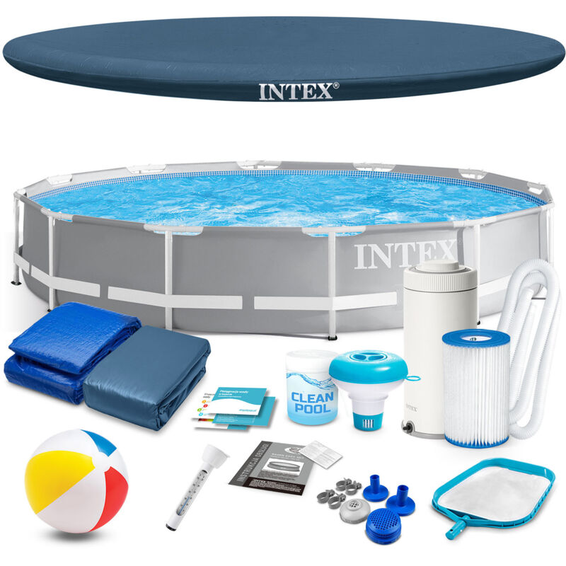 Piscina da giardino con struttura 366 x 76 cm 16 in 1 INTEX 26712