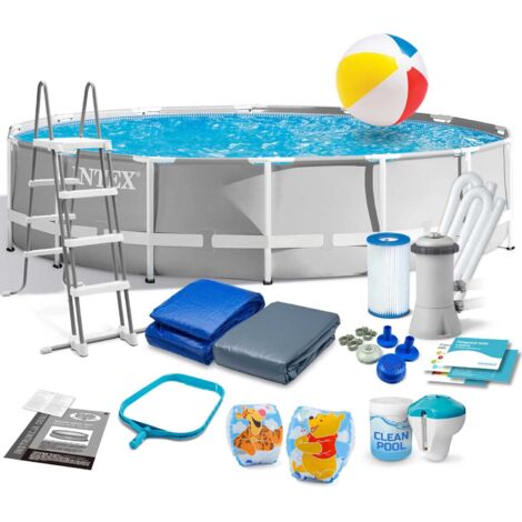 Piscina da giardino con struttura 457 x 122 cm 17in1 INTEX 26726