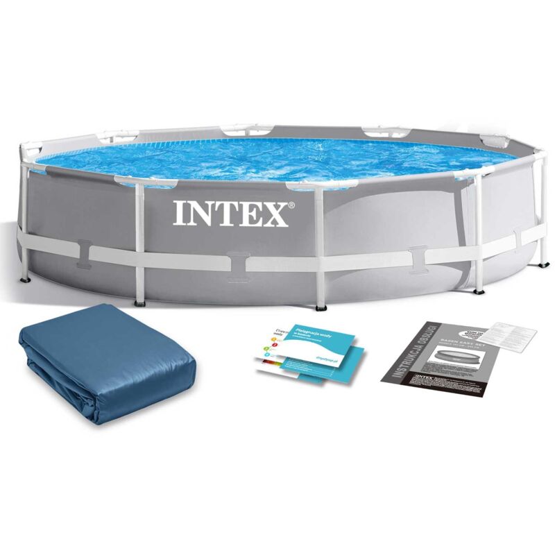 Piscina da giardino con telaio Prism Frame 305 x 76 cm 6 in 1 INTEX 26700